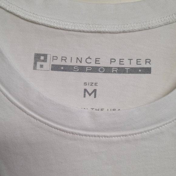 Prince Peter Sport White And Black Running Late Is My Cardio T-Shirt - Picture 4 of 8